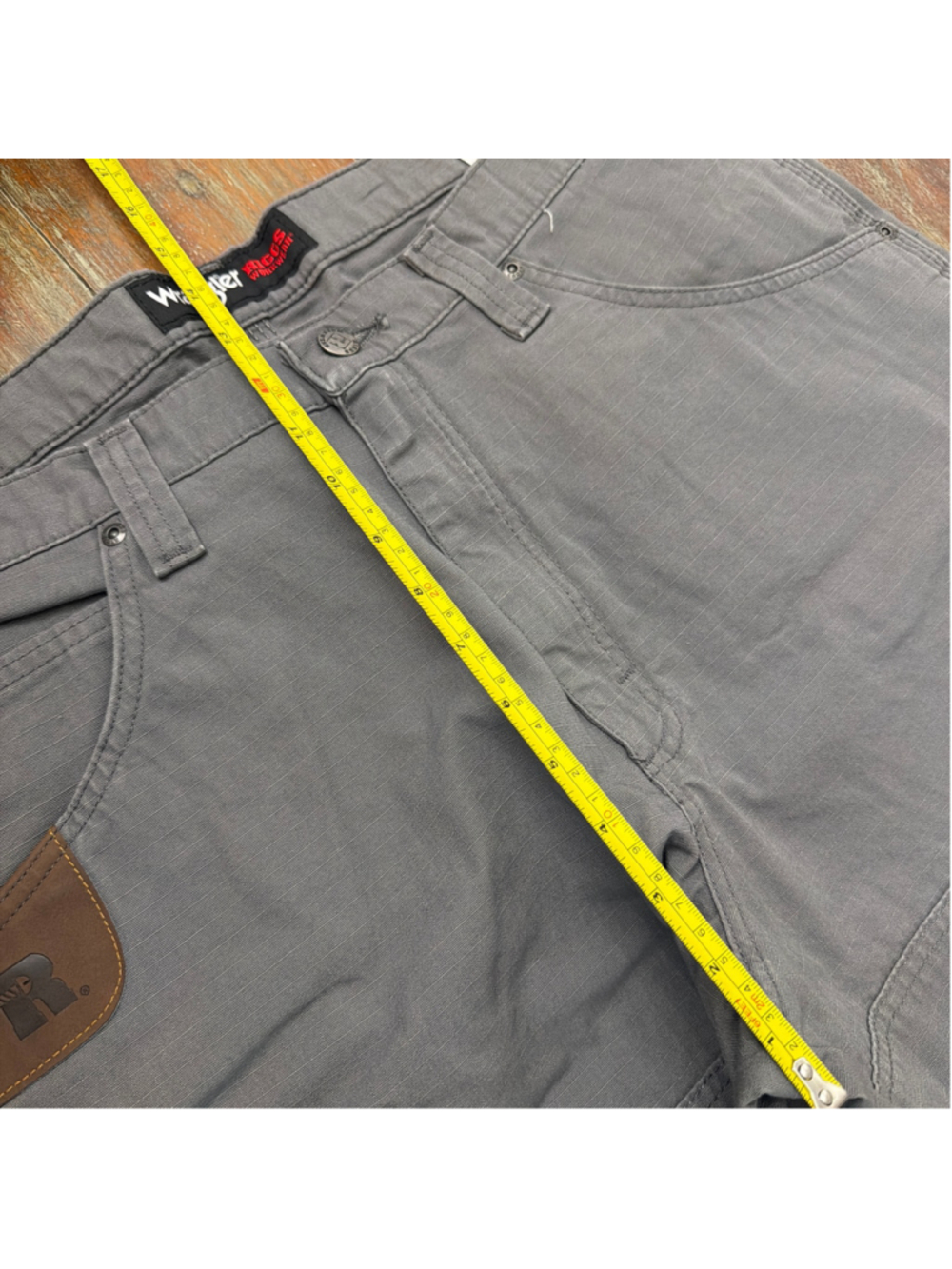 Wrangler RIGGS Ranger Work Pants 36x30 Gray Ripstop Utility Cargo NWT - Picture 6 of 10